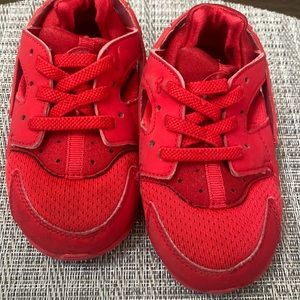 Red Nike Hurrache size 7